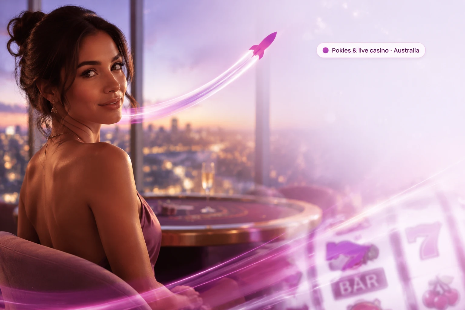 Rocket Casino — online casino lobby